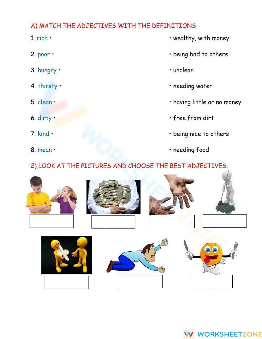 Adjectives - Page 1