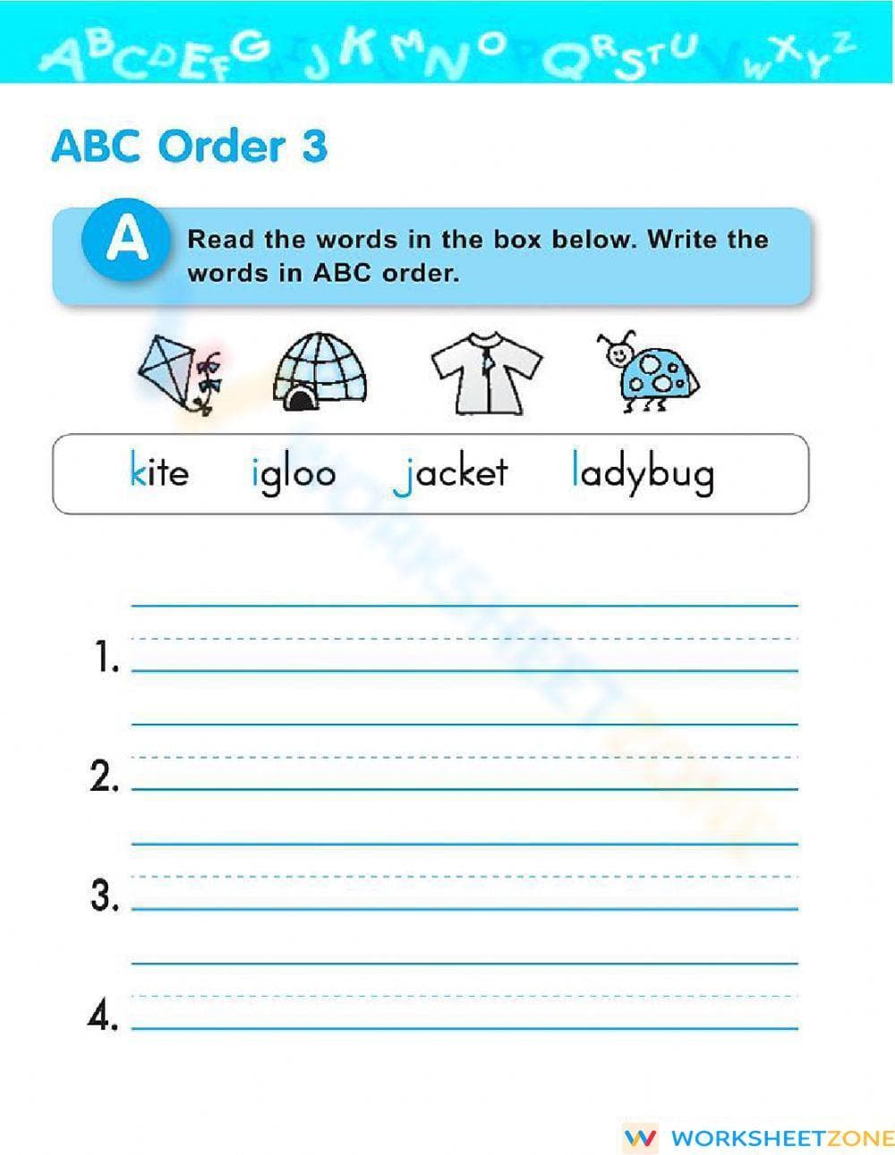 Abc order 3 - Page 1