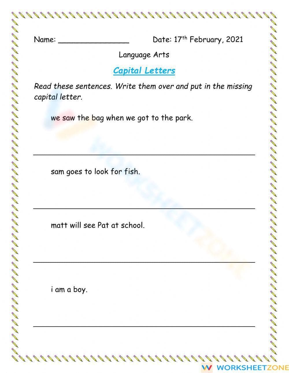 Capital Letters - Page 1