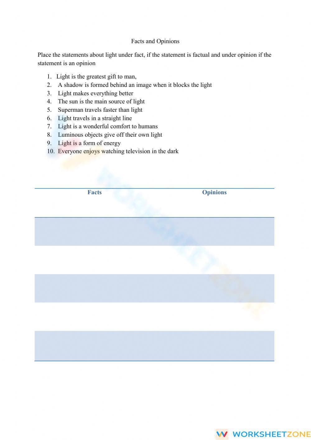 Facts and Opinions - Page 1