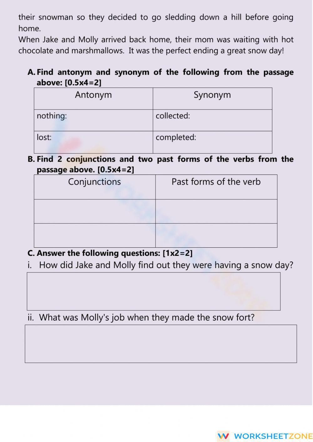 Assessment of English - Page 2