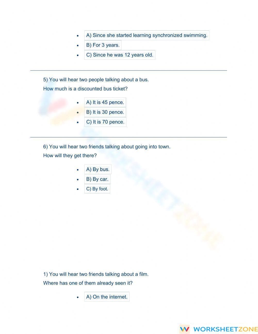 Ket listening part 2 - Page 2