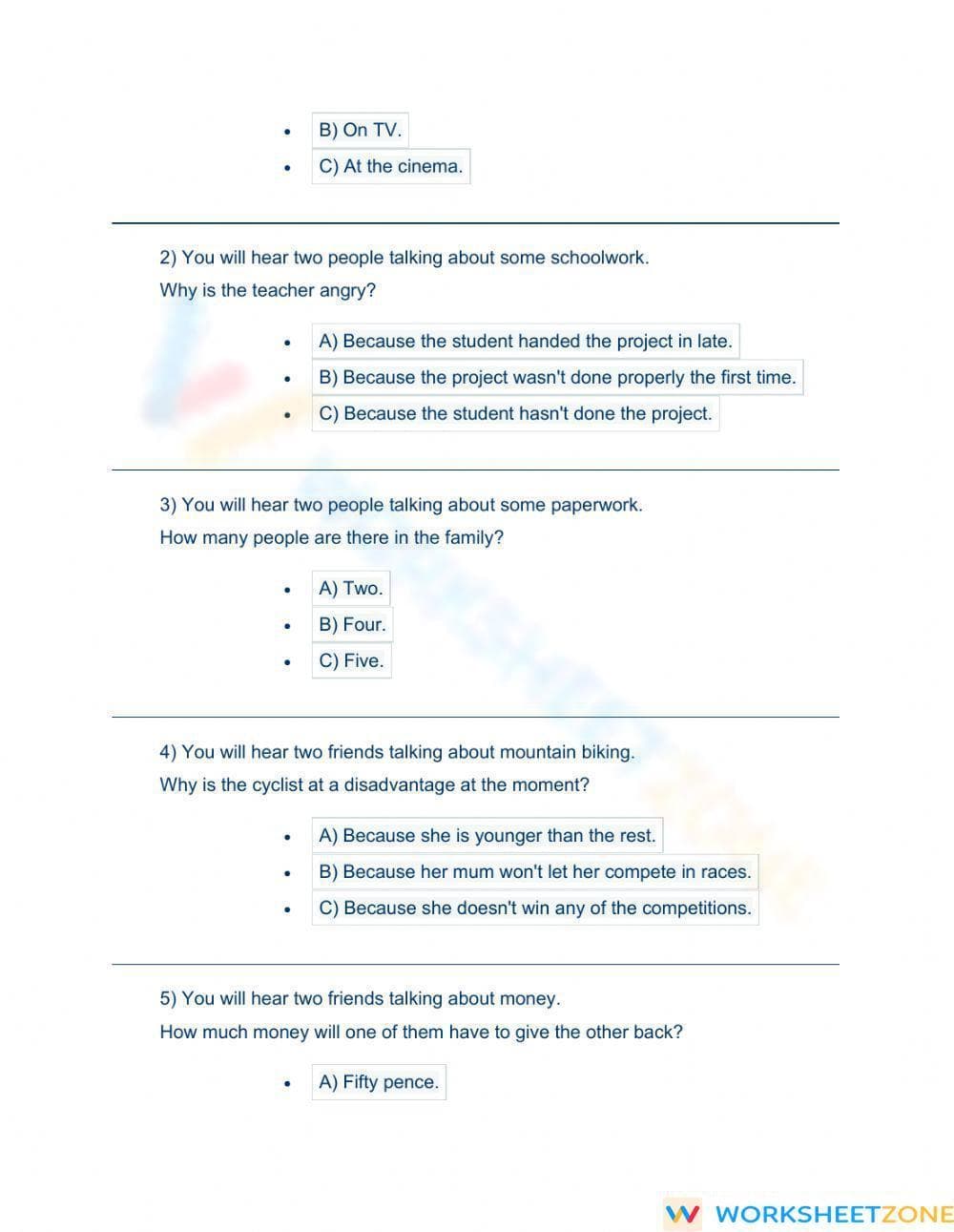 Ket listening part 2 - Page 3