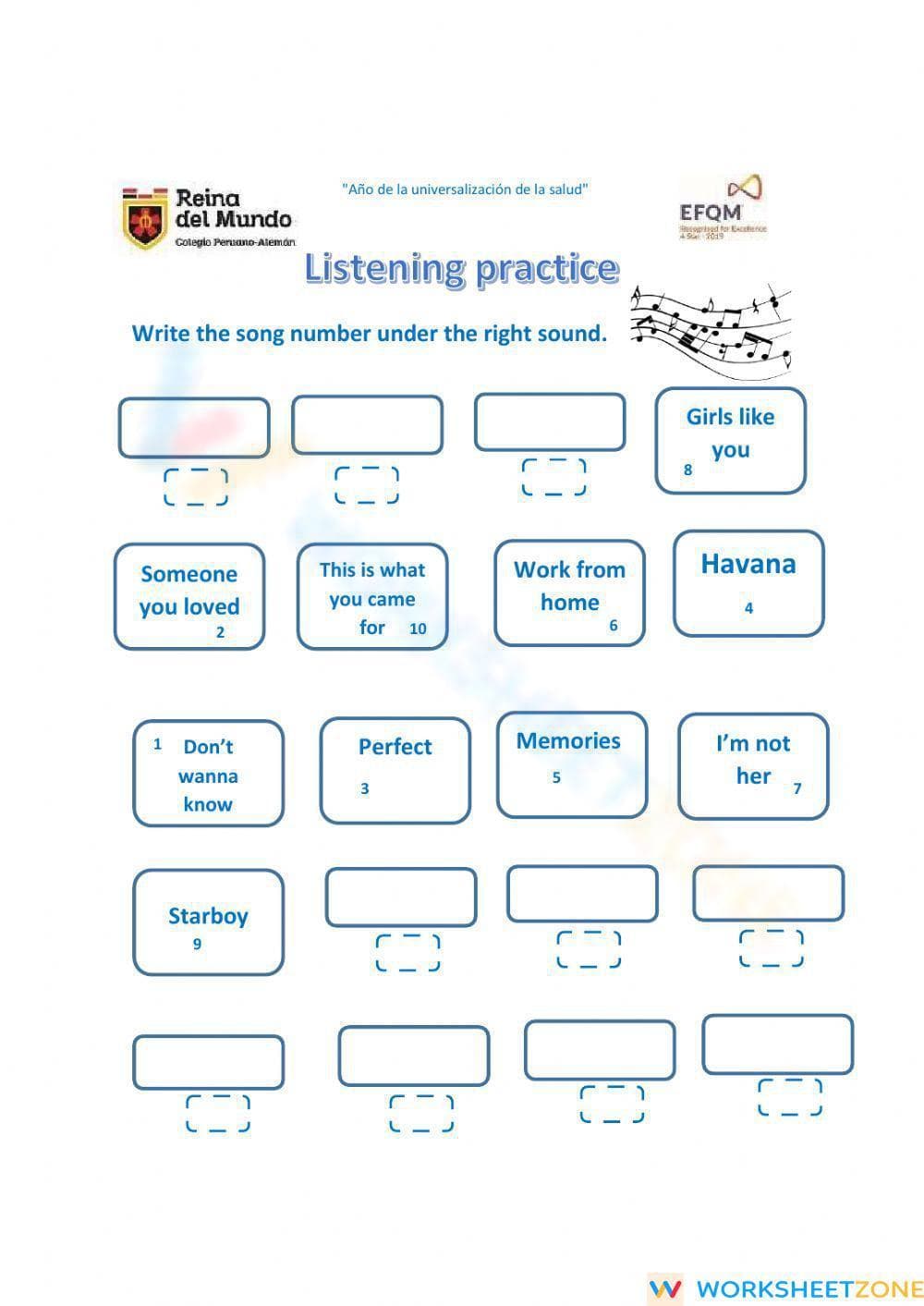 Listening to songs - Page 1