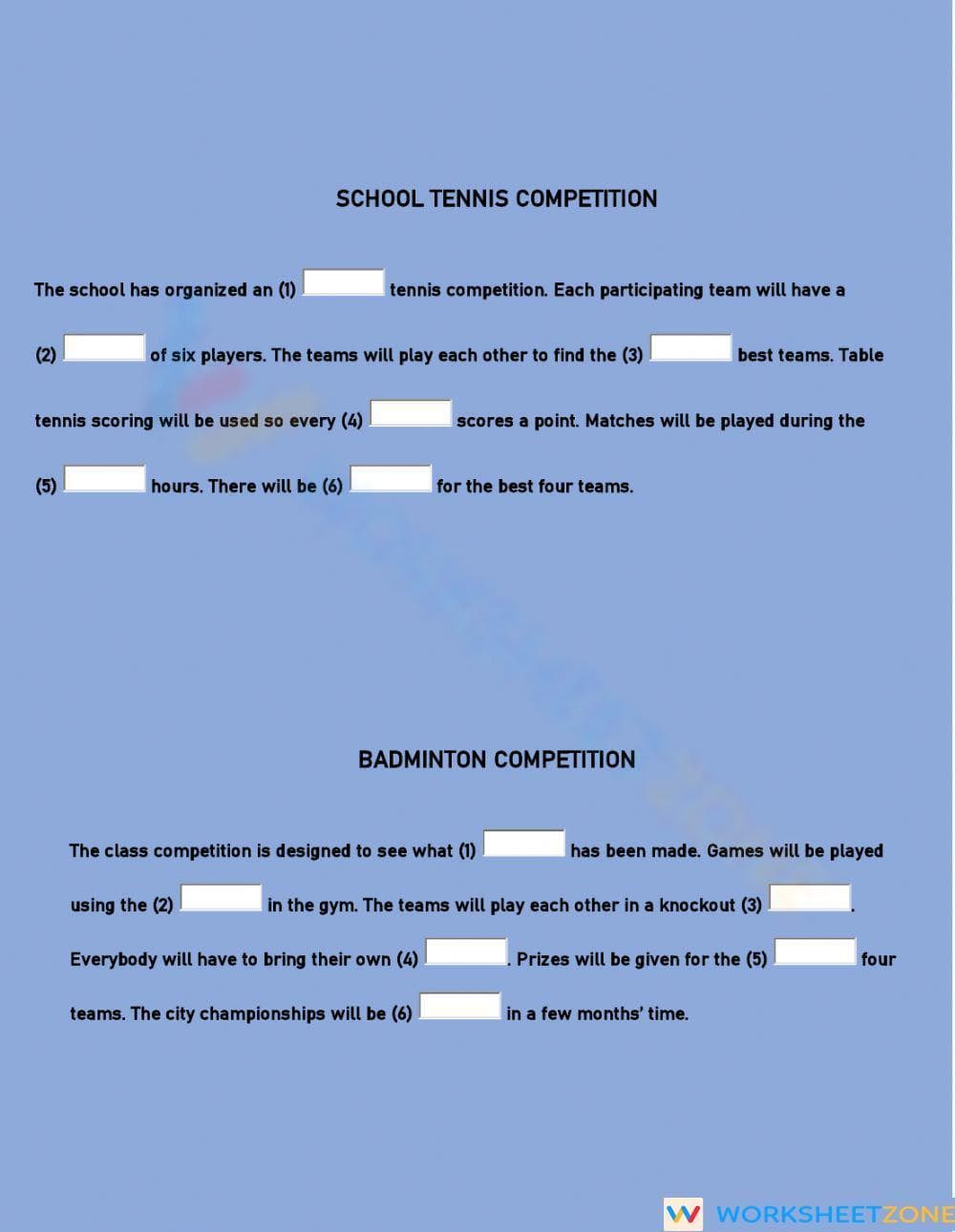 PET Listening Part 3 - Page 1