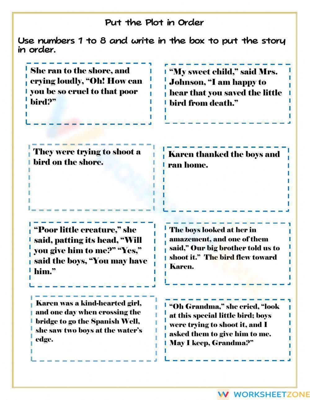 Story Element Plot - Page 1