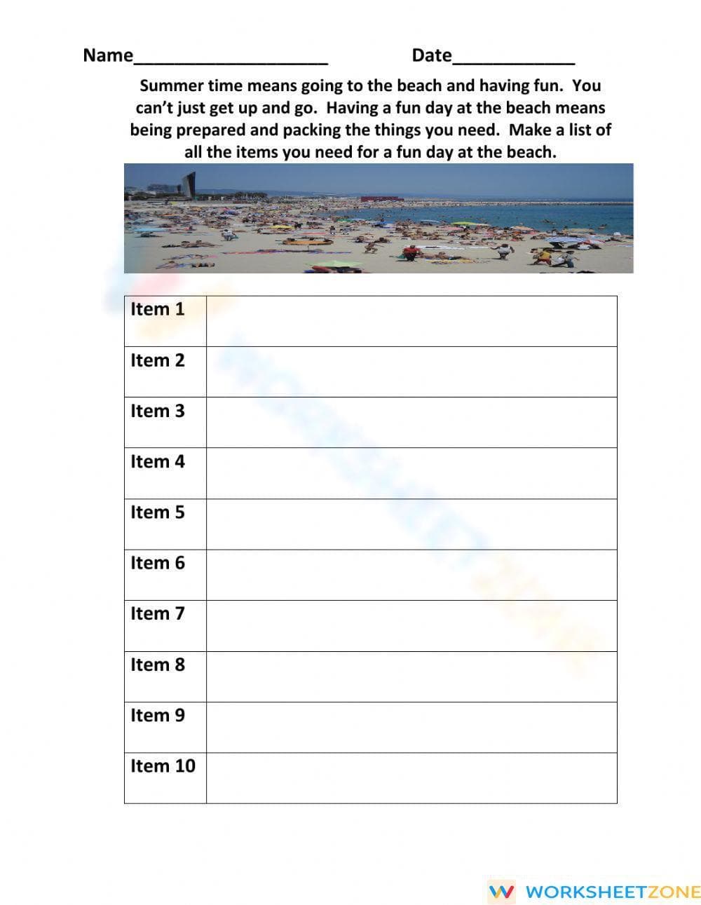 Narrative Writing - Page 1