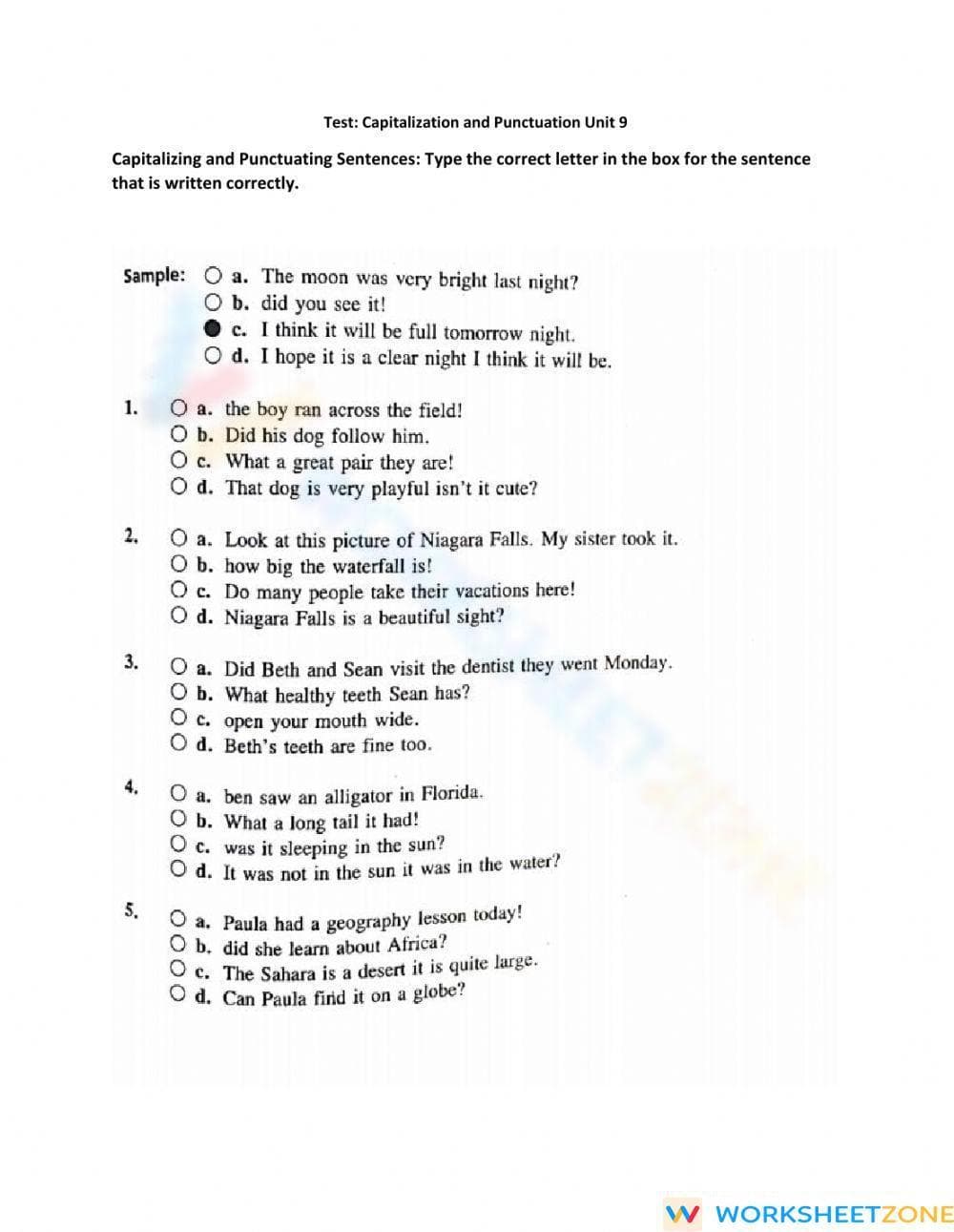 Unit 9 Test - Page 1