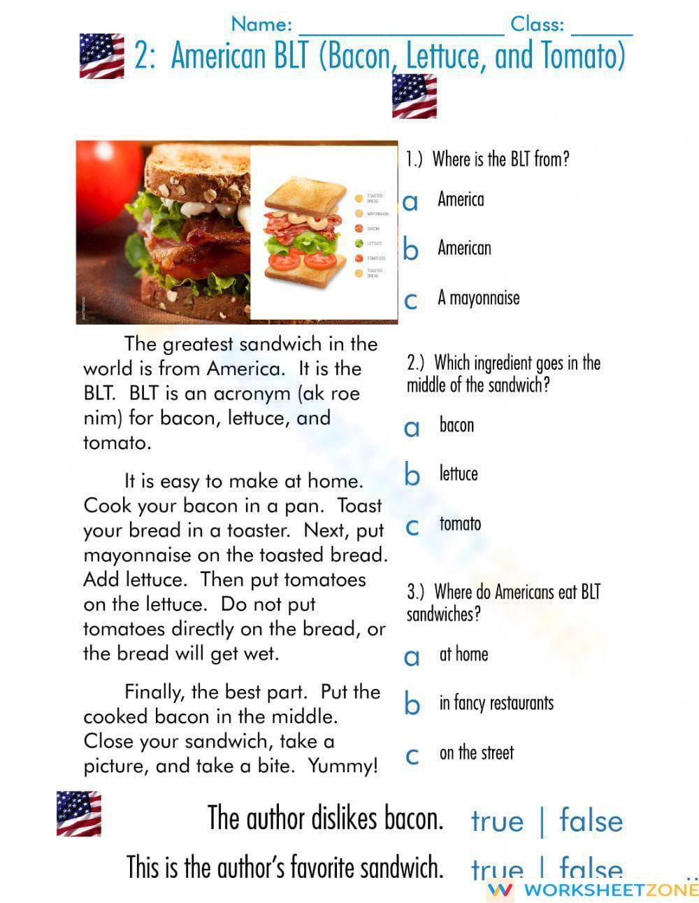 American BLT - Page 1