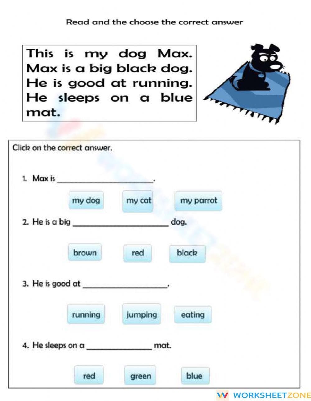 Comprehension Test - Page 4