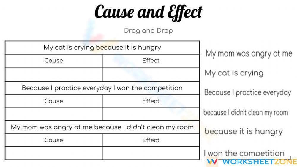 Cause and Effect - Page 1