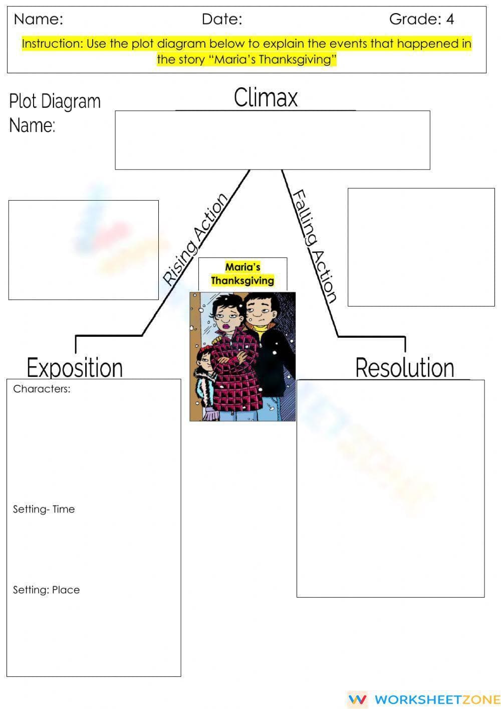 Blank Plot Diagram - Page 1