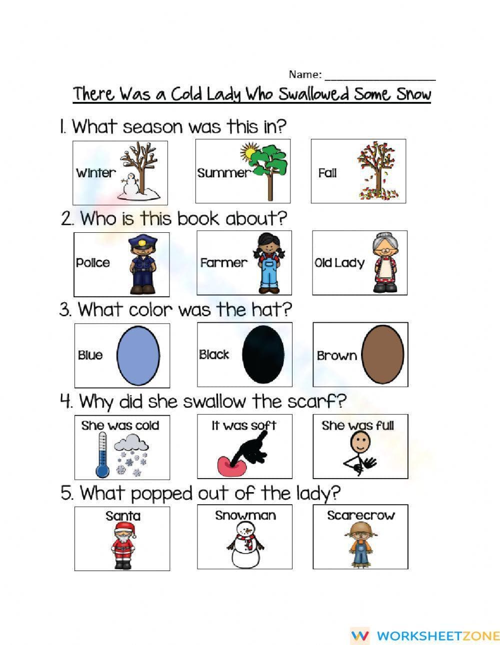 Cold Lady Who Swallowed Some Snow - Page 1