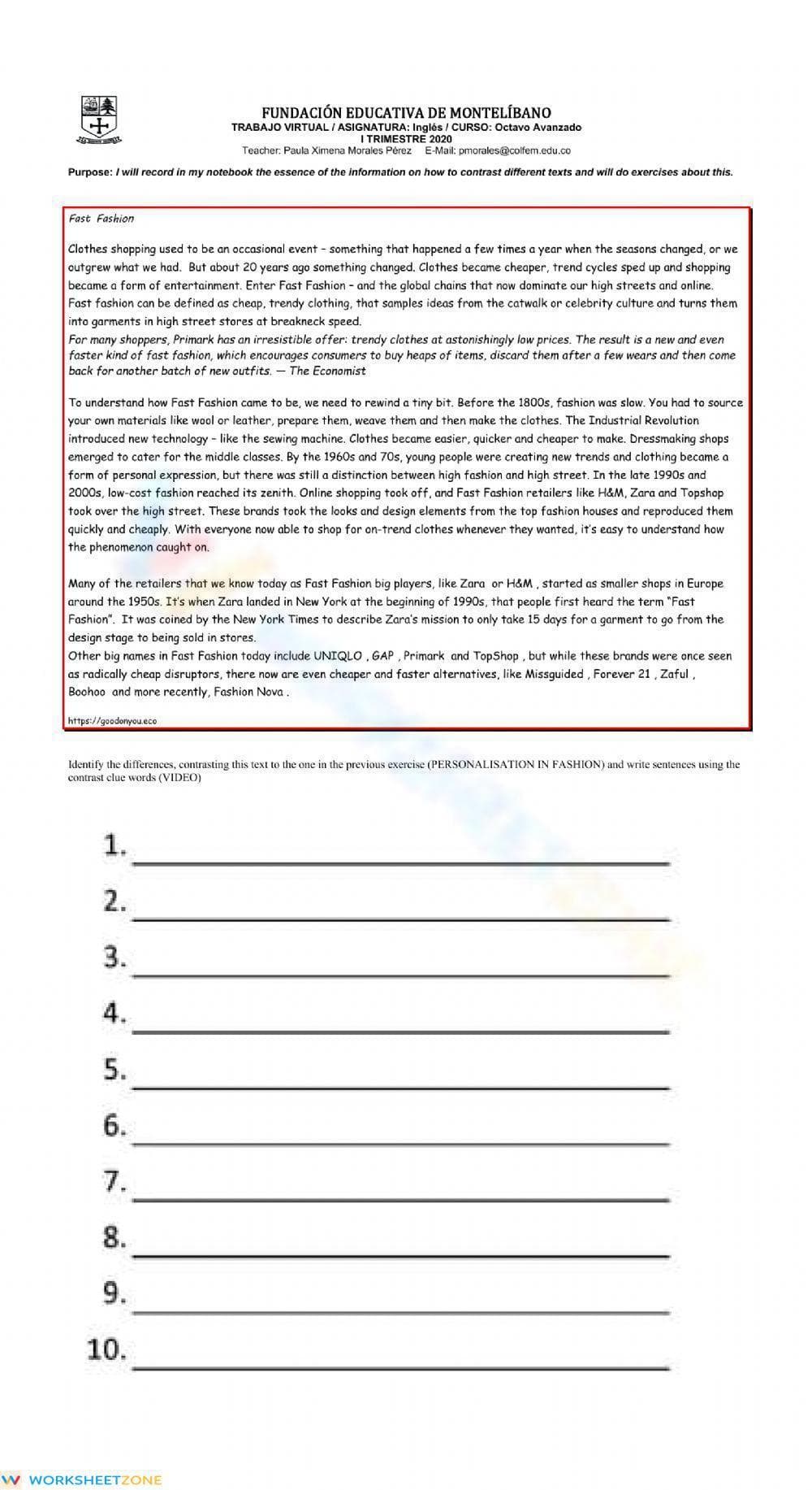 Fast Fashion - Page 1