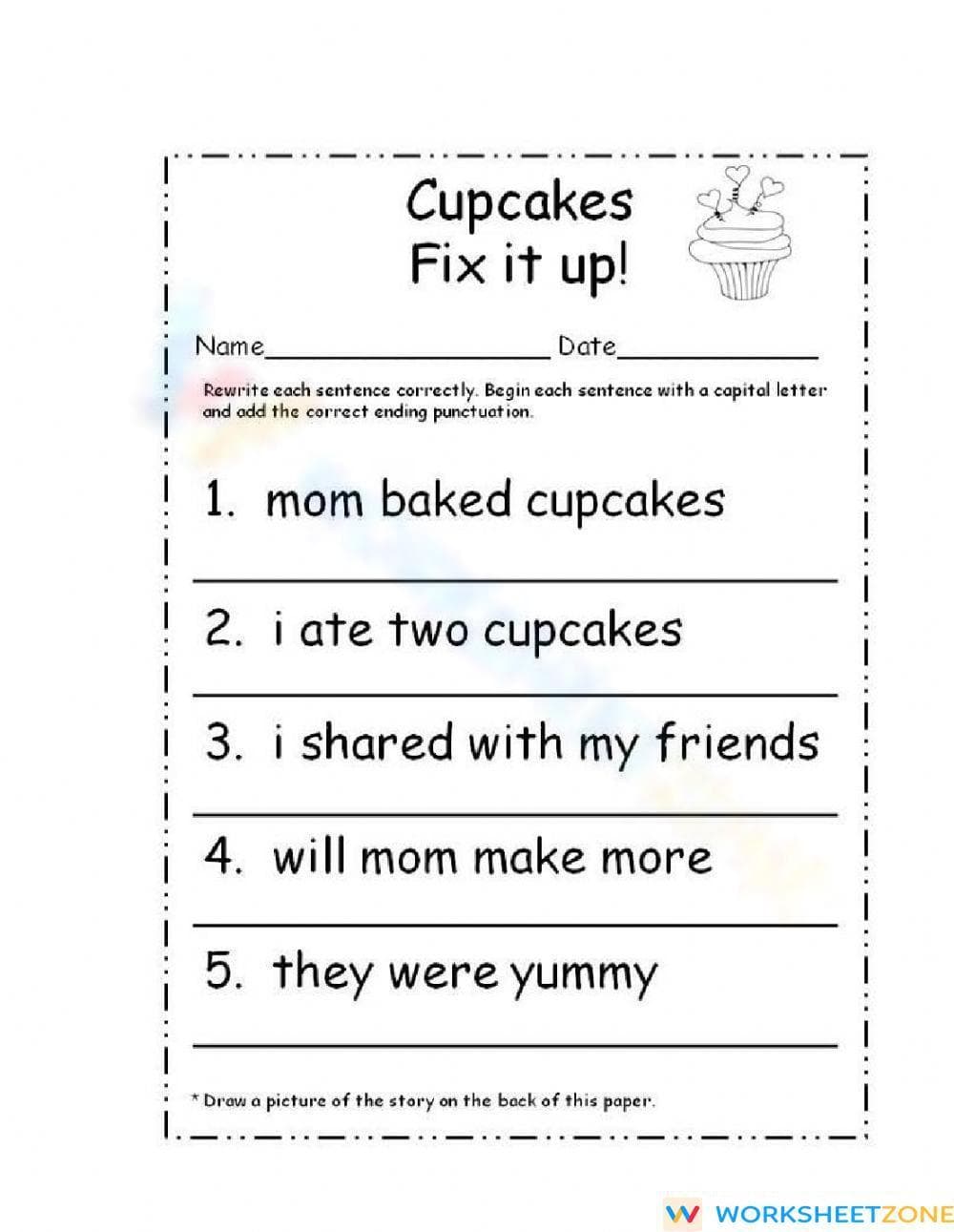 Using Capital Letters - Page 1
