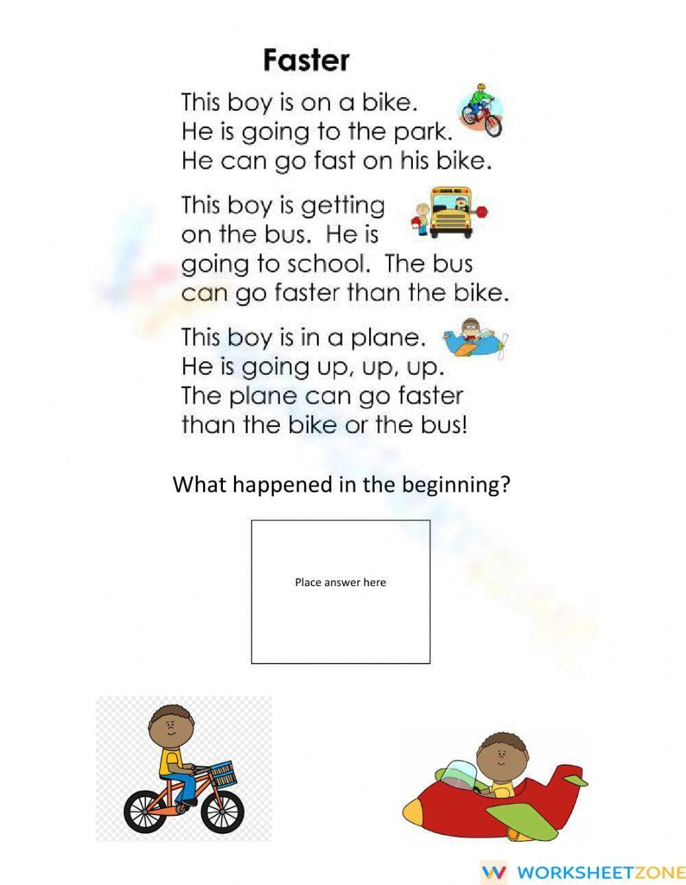 Beginning of Story - Page 1