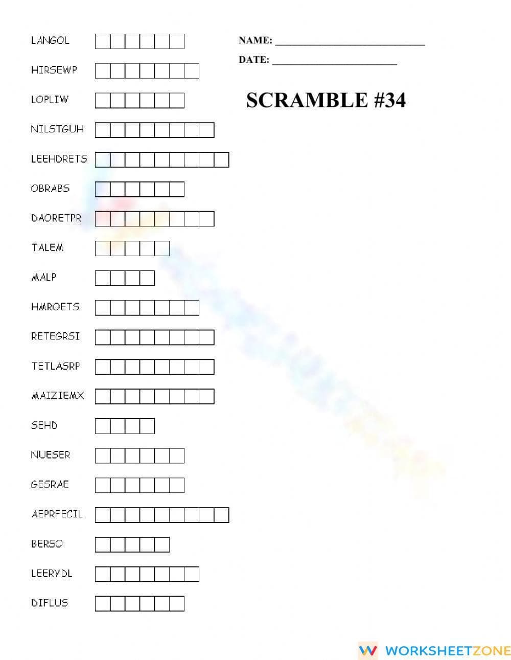 Scramble -34 - Page 1