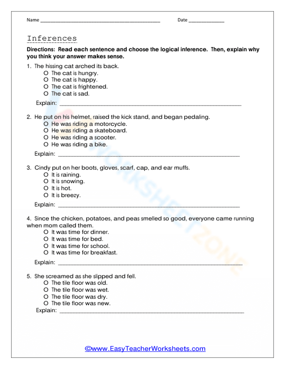 Logical Explanation - Page 1