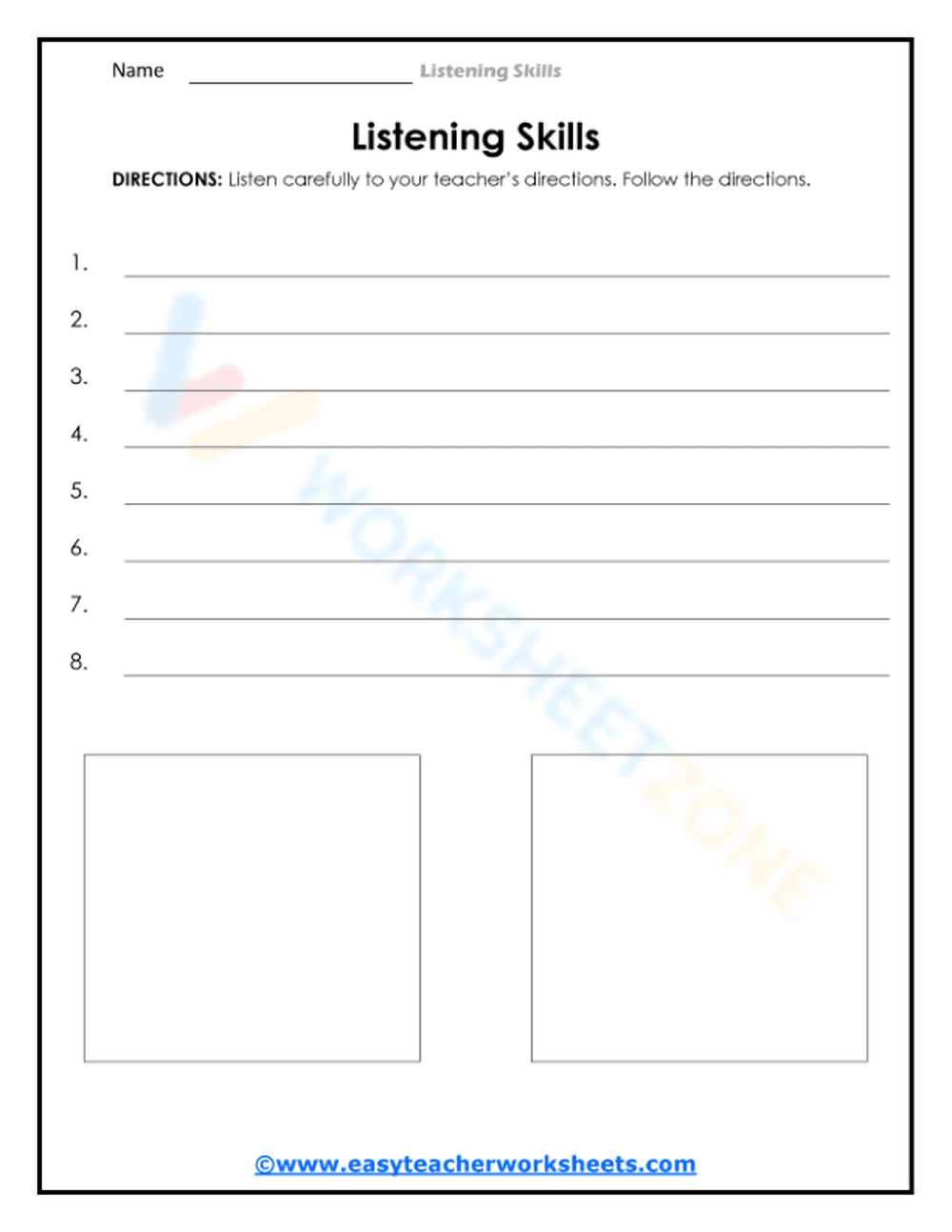 Listening Skills - Page 1