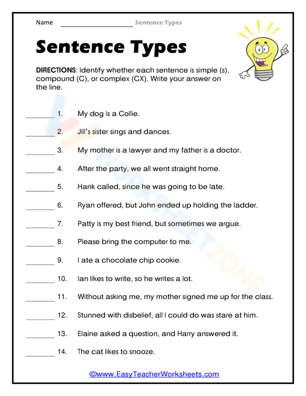 Sentence Classifer - Page 1