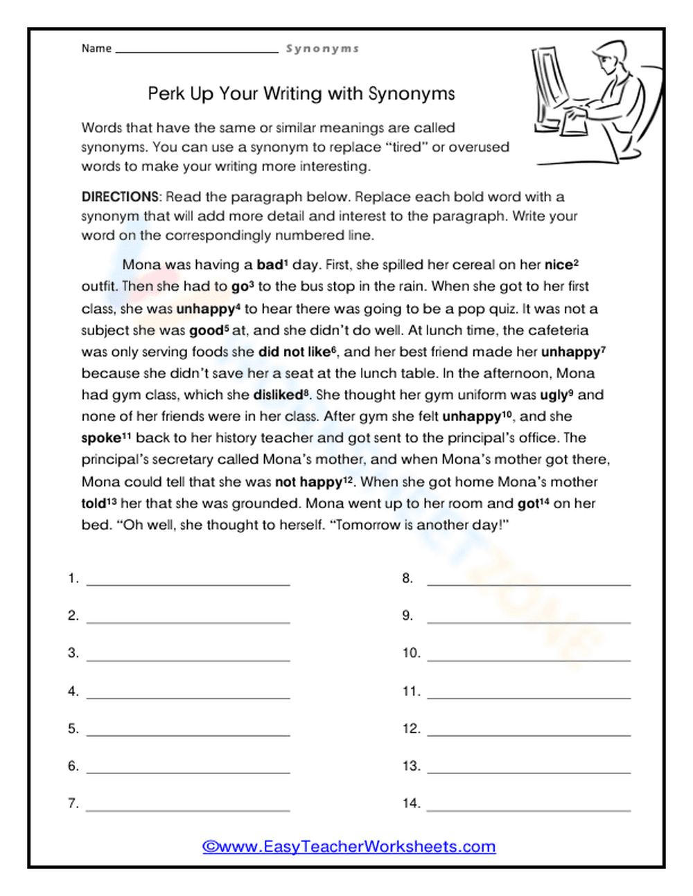 Perk Up Your Writing with Fancy Words - Page 1