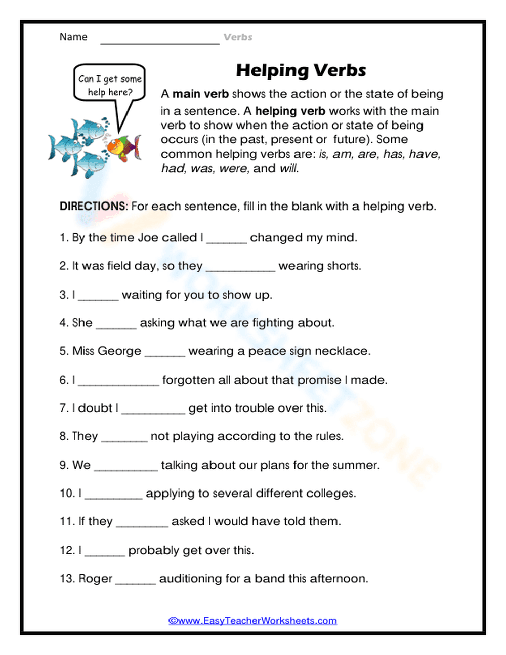 The Big Oldehelper: Sentence Building - Page 1