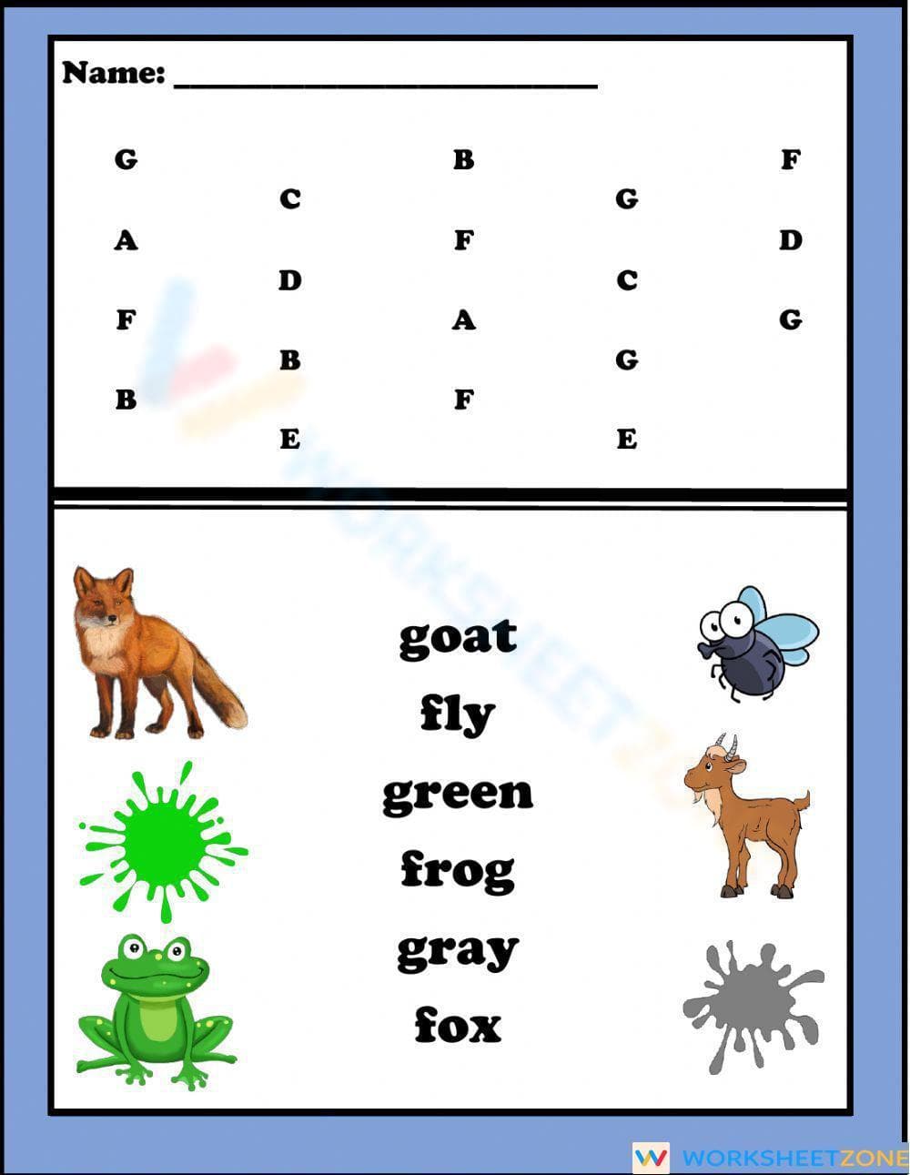 Letters F and G - Page 1