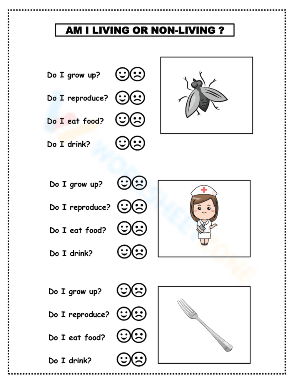Living and Non-living Things - Page 1