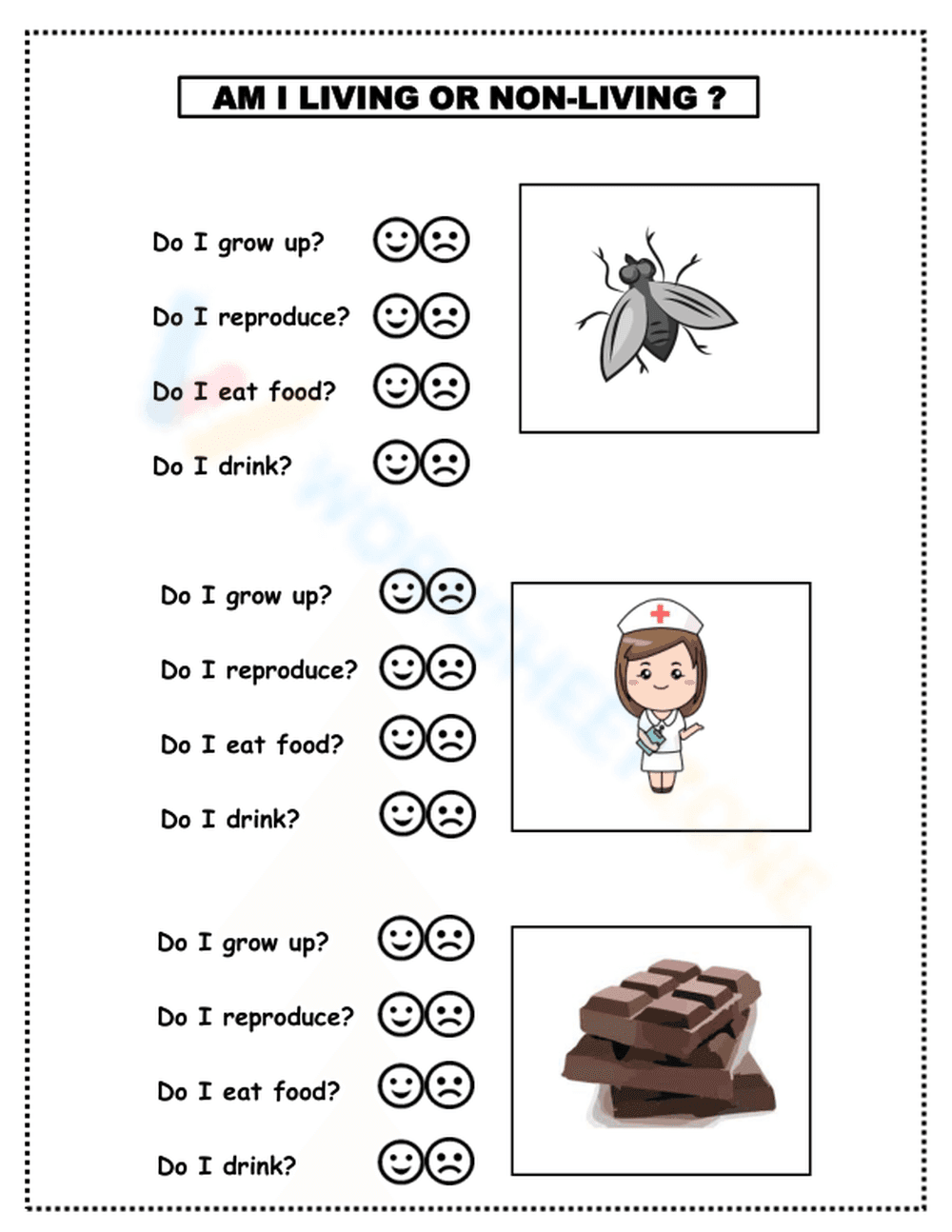 Living and Non-living Things - Page 1