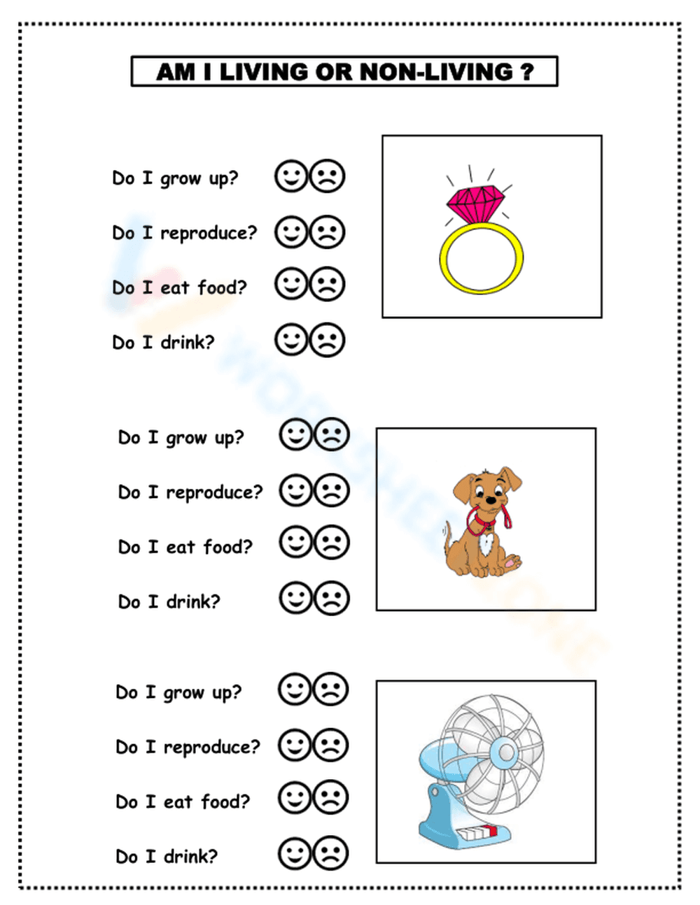 Living and Non-living Things - Page 1