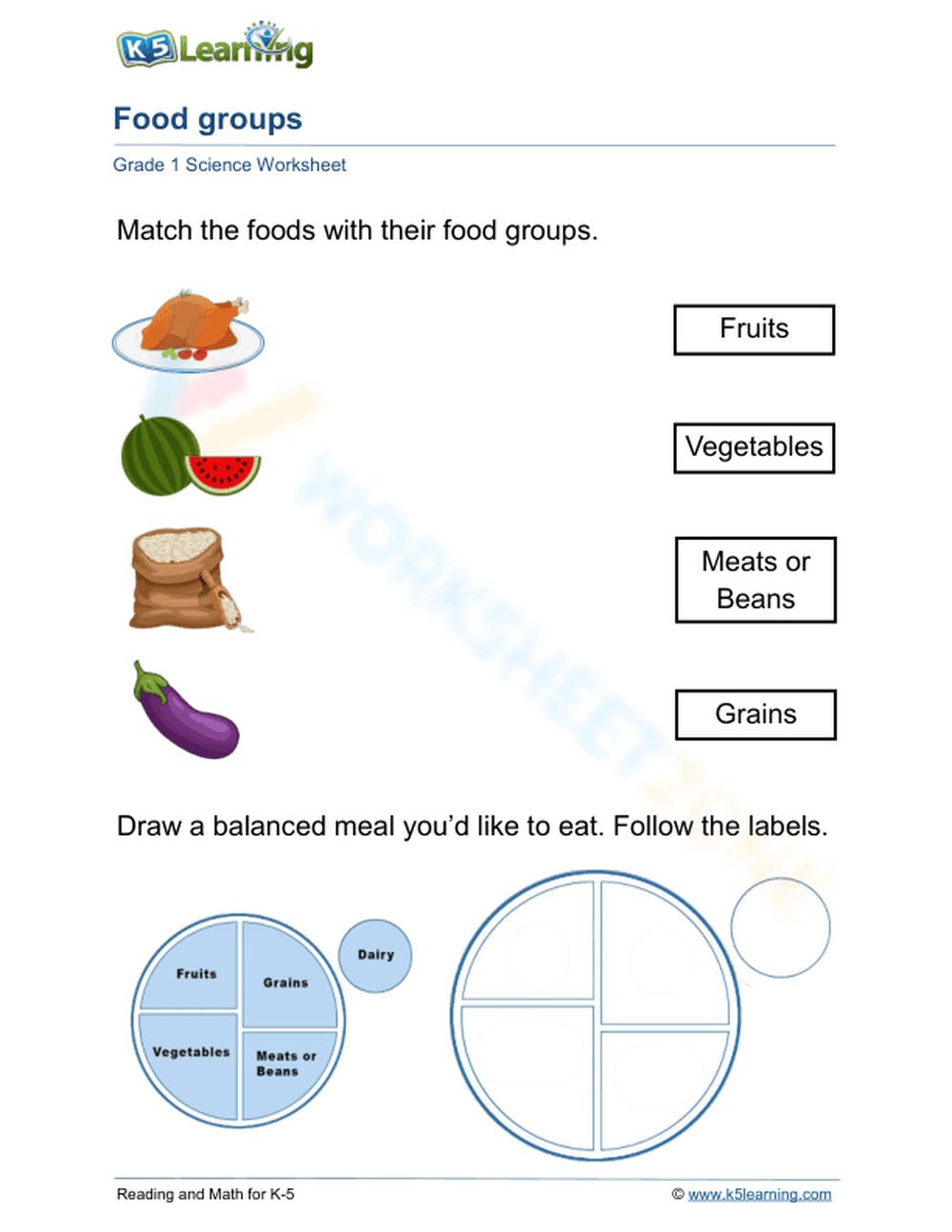 Food groups 1 - Page 1