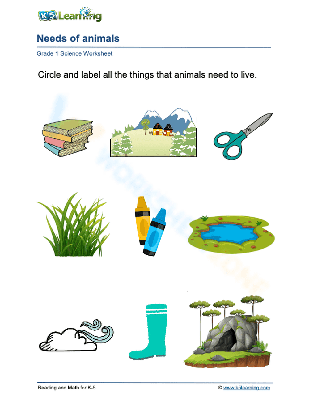 Needs of animals 1 - Page 1