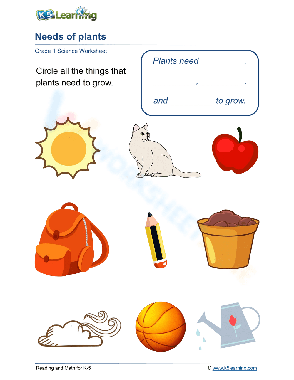 Needs of plants - Page 1