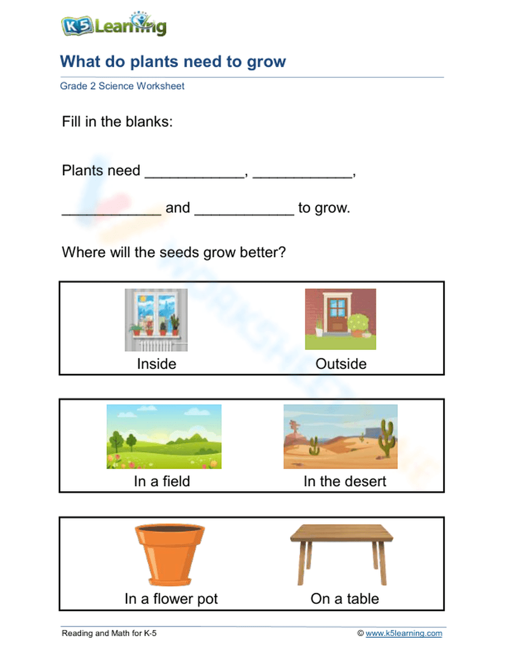 What plant needs - Page 1
