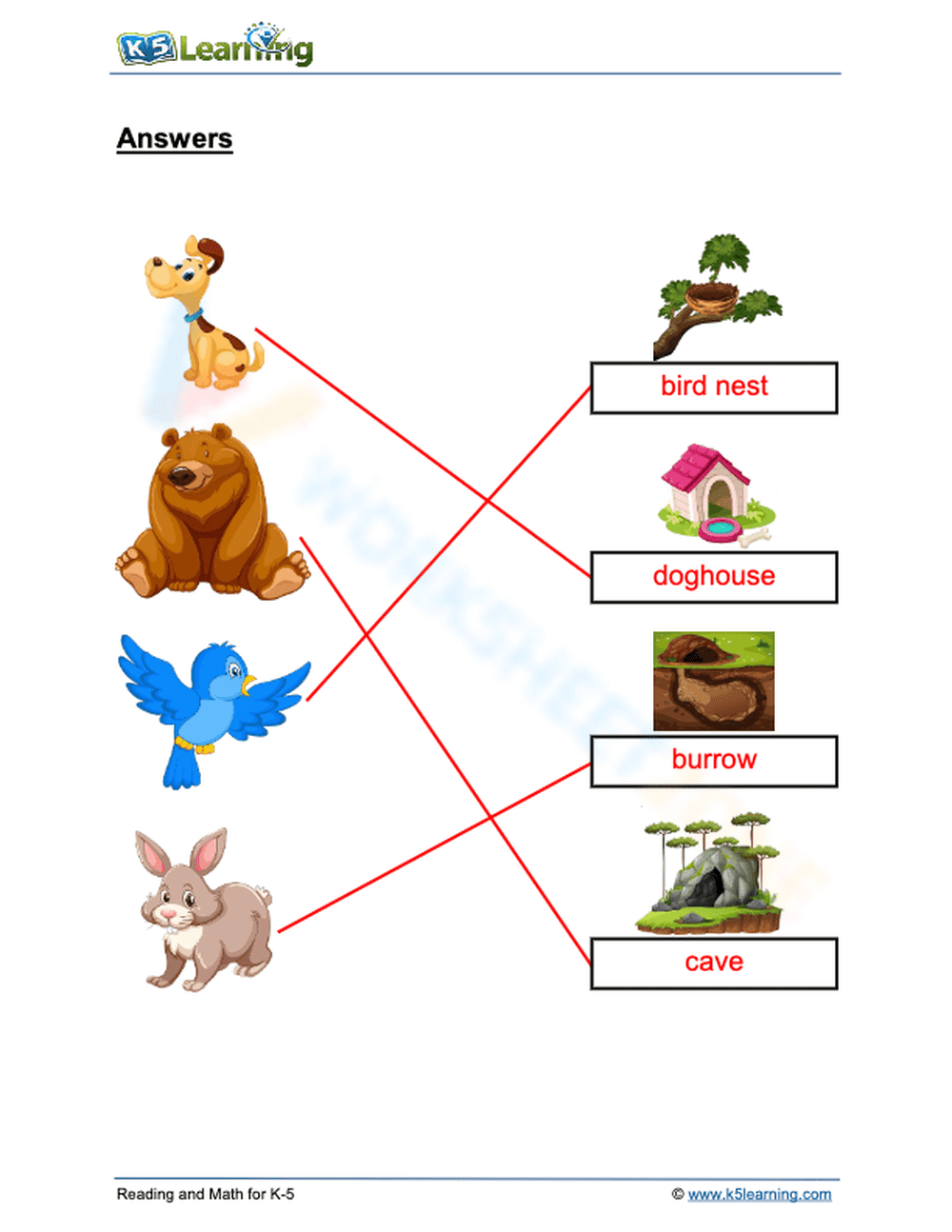 Animal homes 3 - Page 2