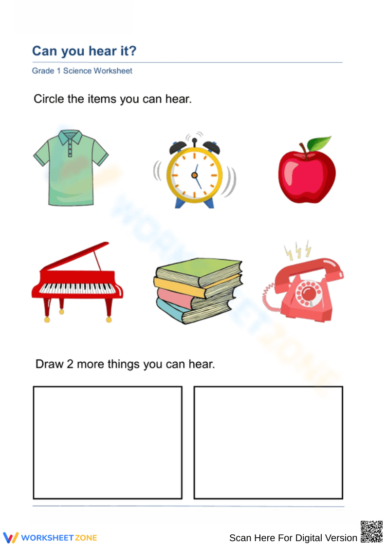 Recognizing Loud and Soft Sounds - Page 1
