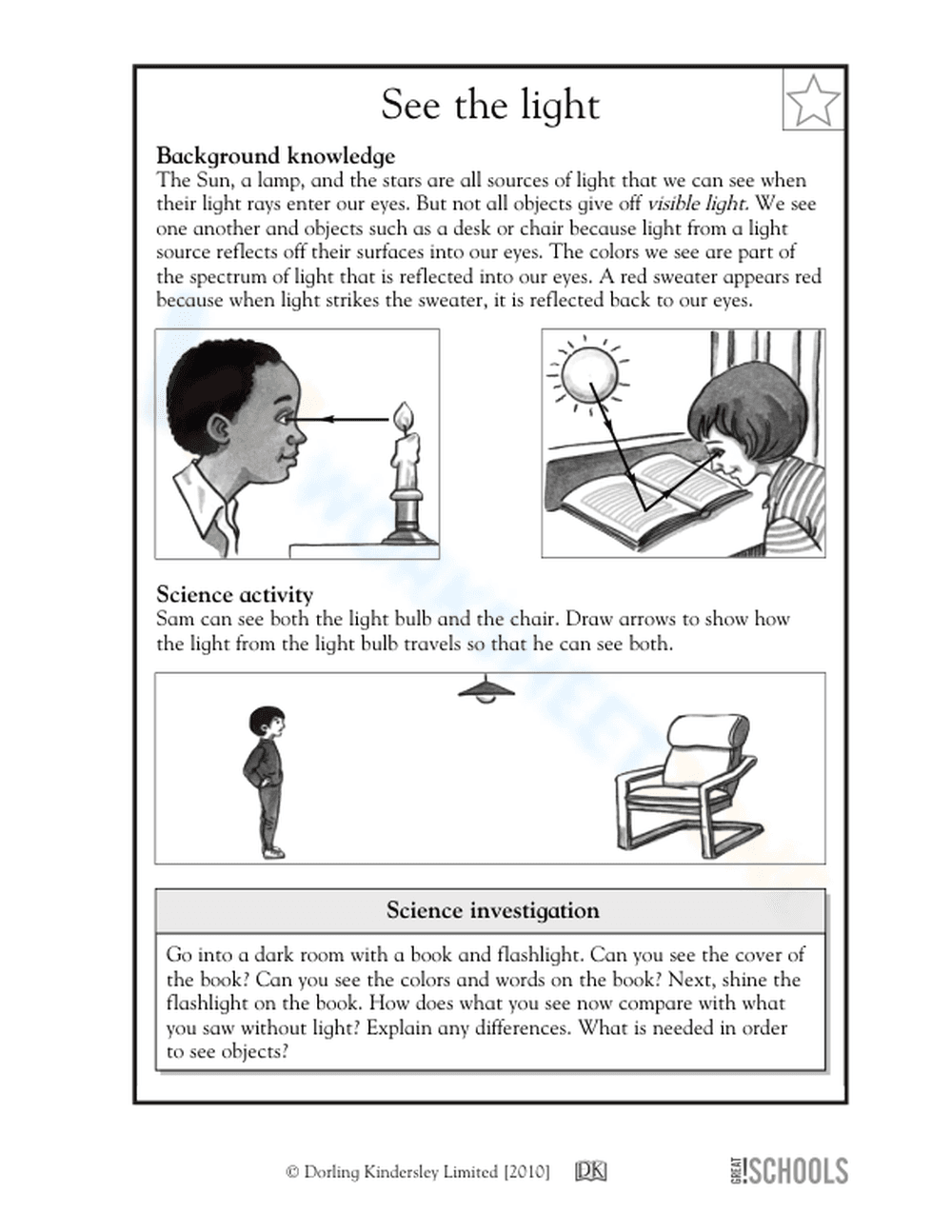 How light sources help us see - Page 1