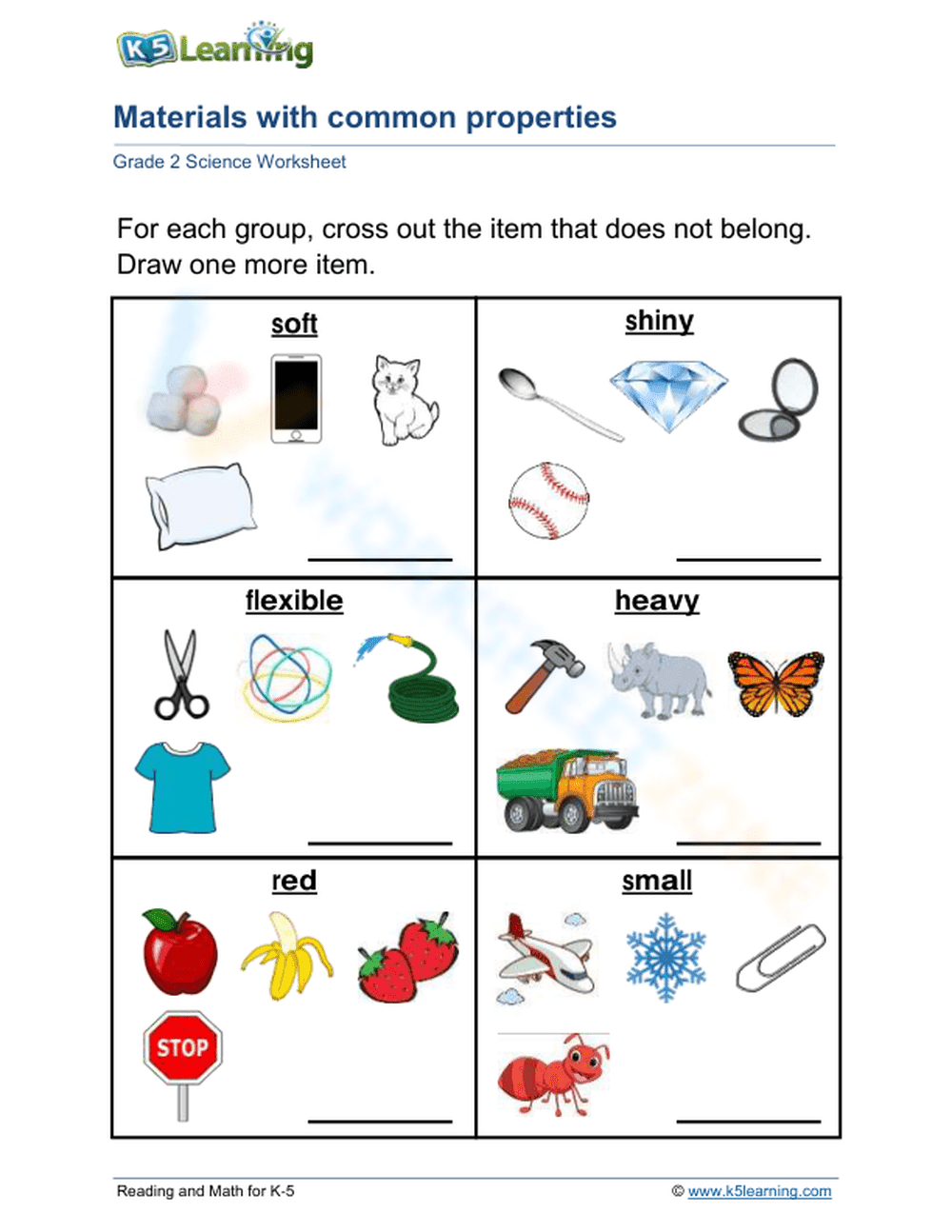 Materials with common properties - Page 1