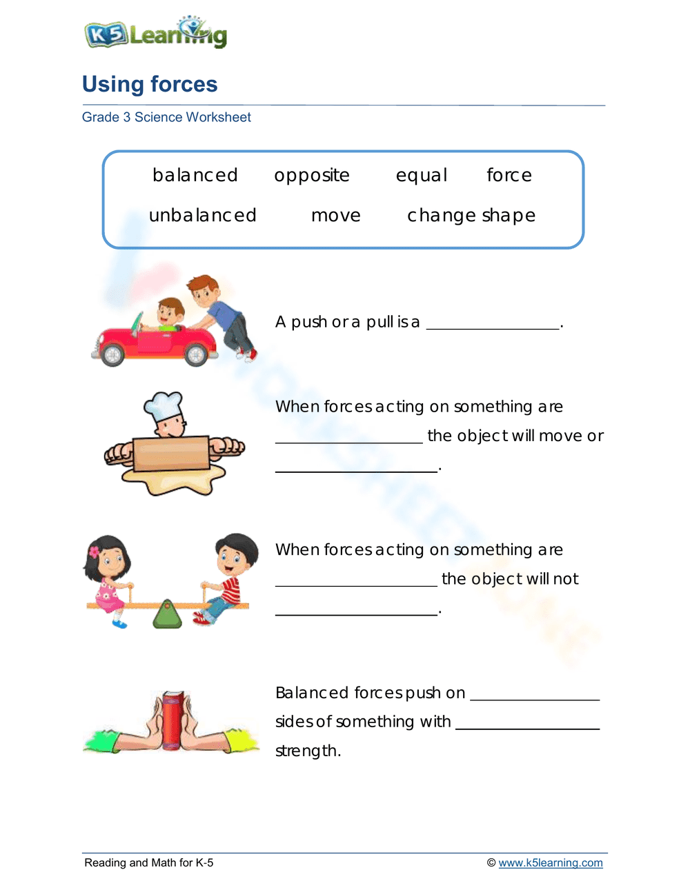 Using forces 1 - Page 1