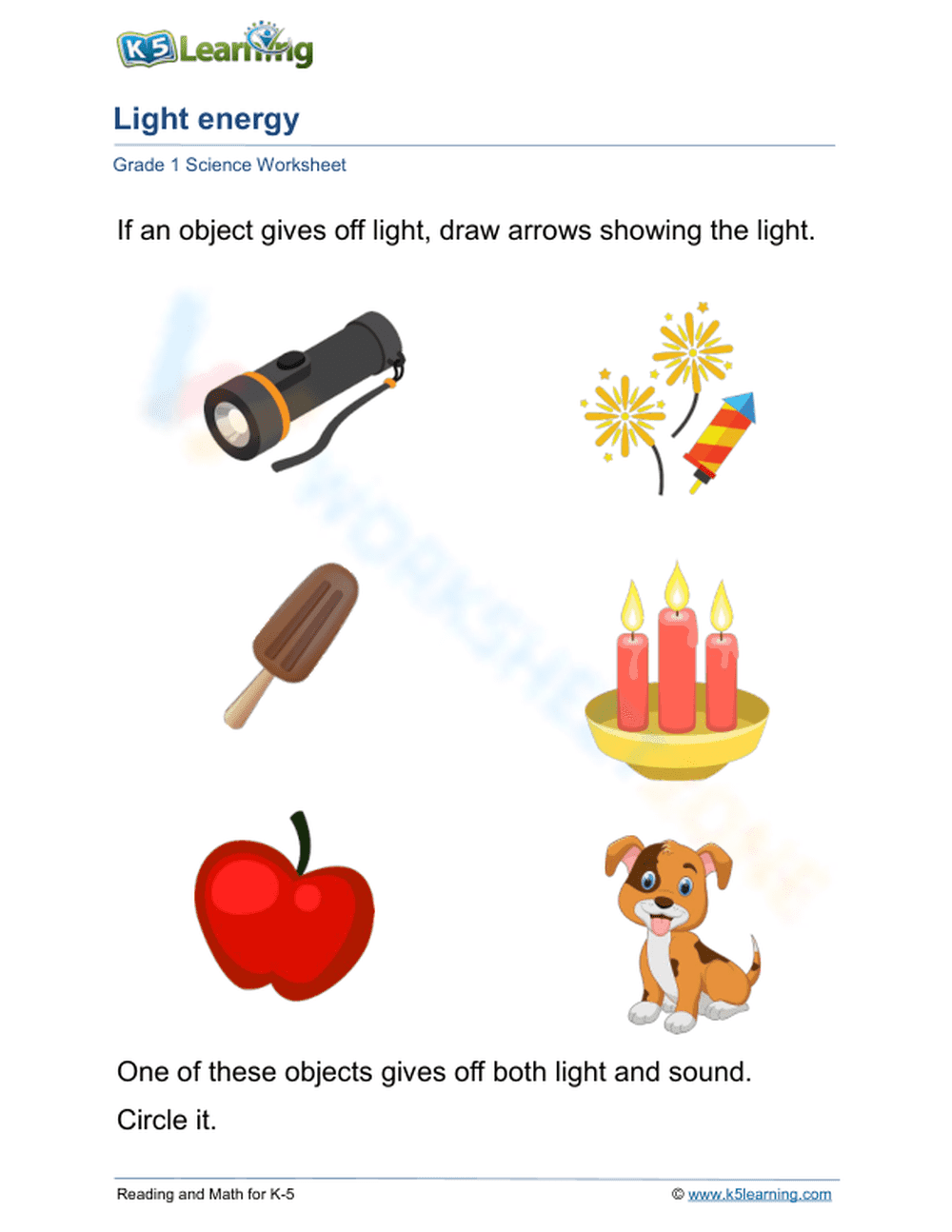 Understanding Light Energy - Page 1
