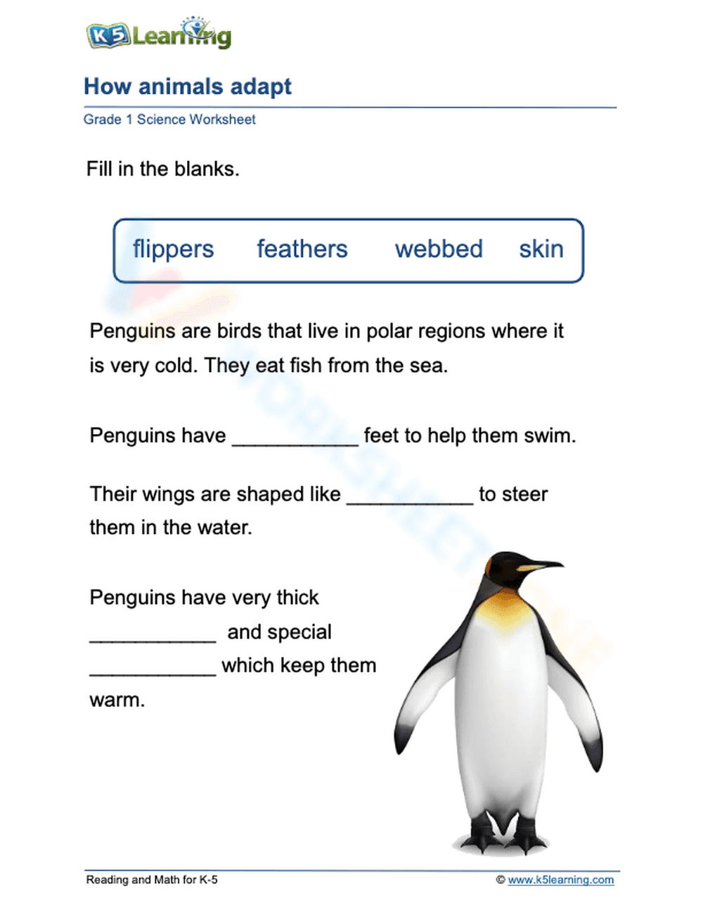 How penguins adapt - Page 1