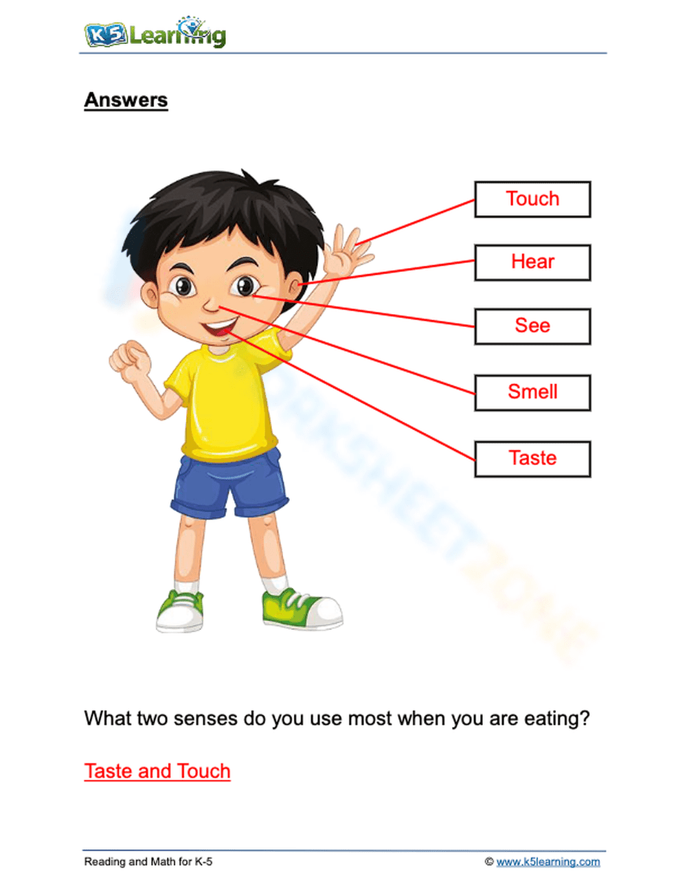 Our 5 senses 1 - Page 2