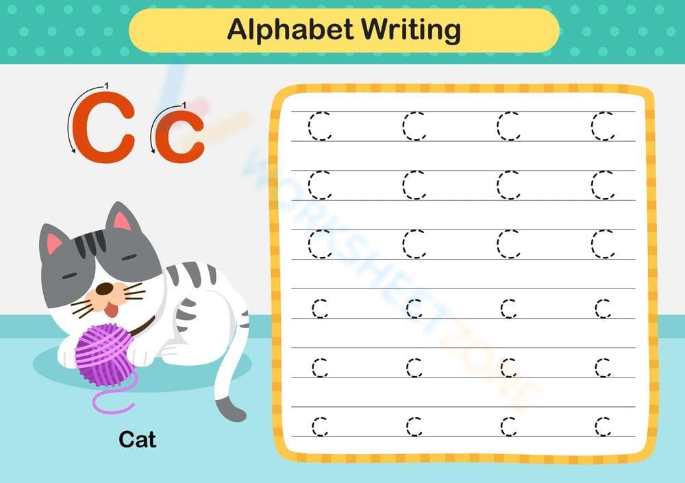 Alphabet Writing - C - Page 1