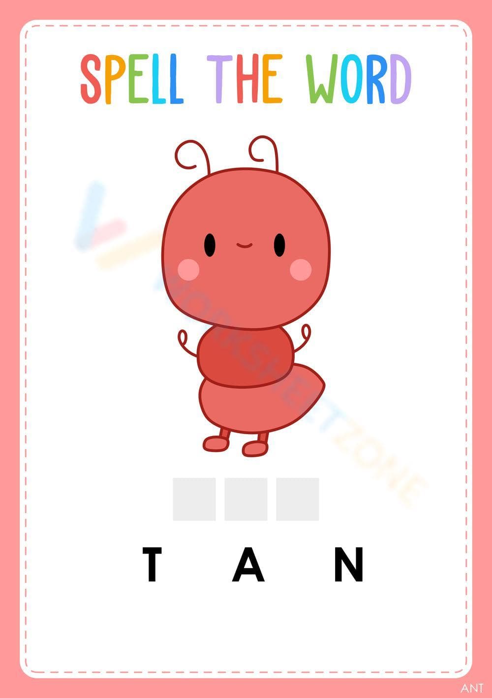 Animal words 6 - Page 1