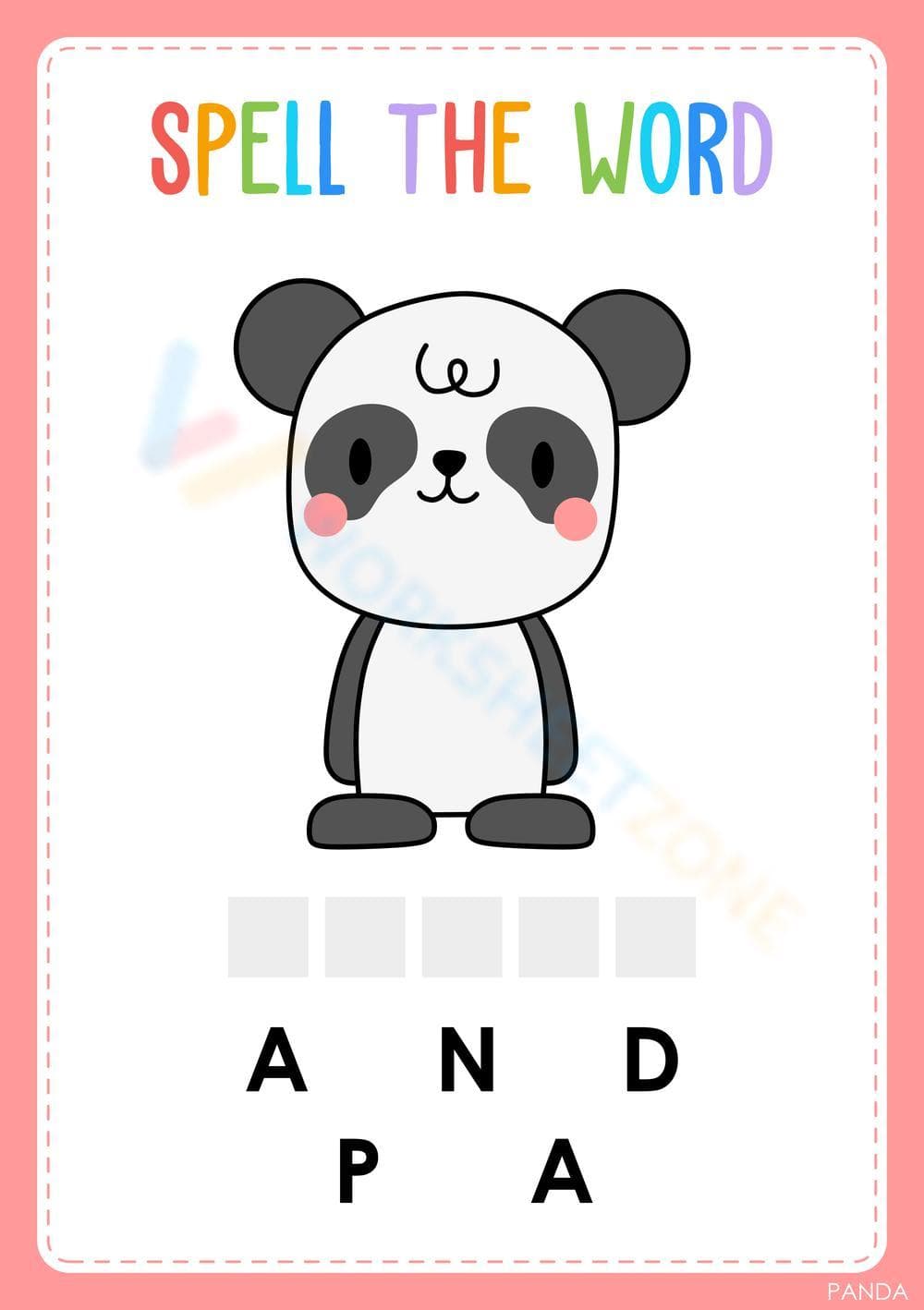 Animal words 7 - Page 1