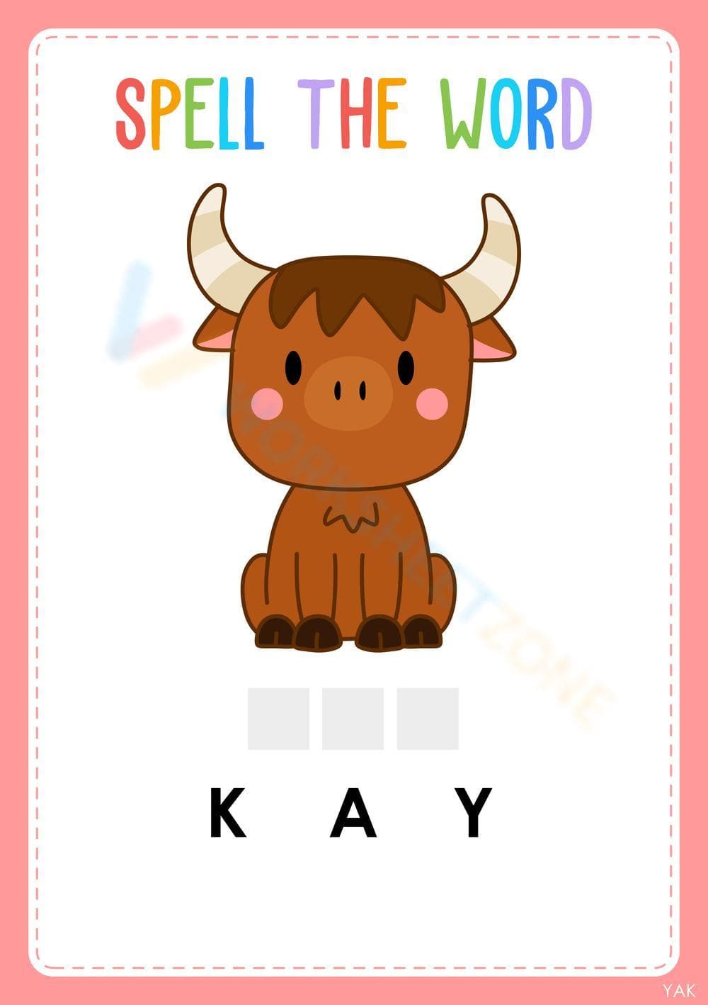 Animal words 14 - Page 1