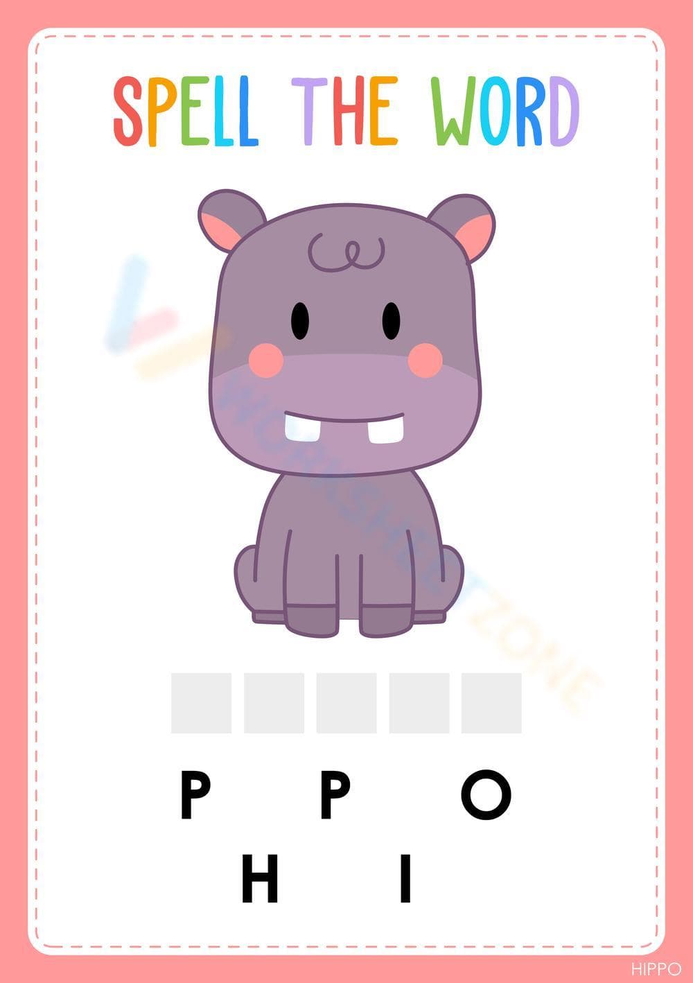 Animal words 15 - Page 1