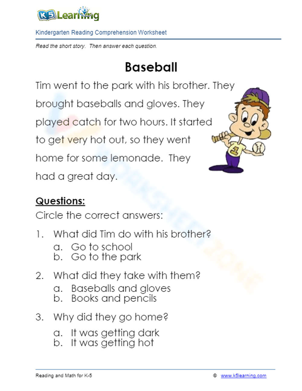 Baseball - Page 1