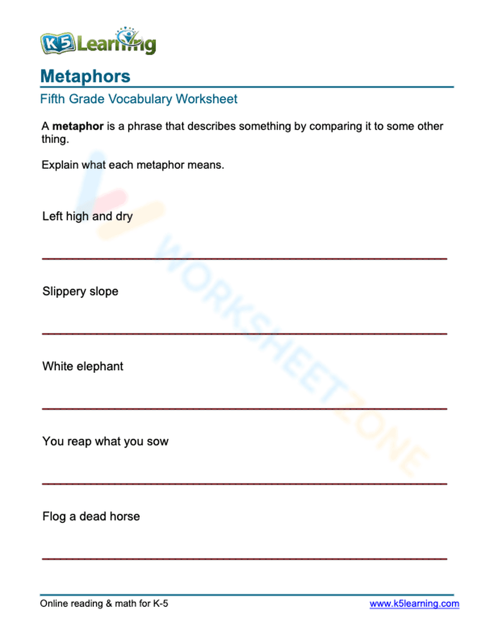 Metaphors 9 - Page 1