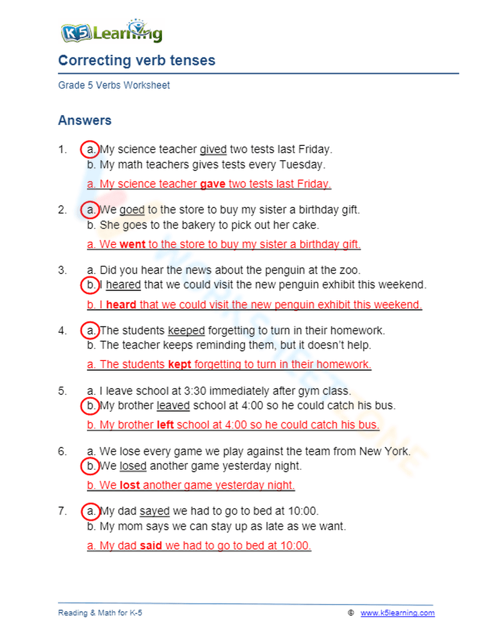 Verb tense shifts 3 - Page 2